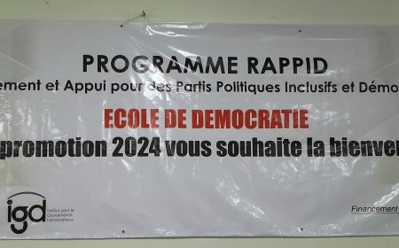 Programme RAPPID: la 2è promotion de l’Ecole de Démocratie, lancée à Godomey