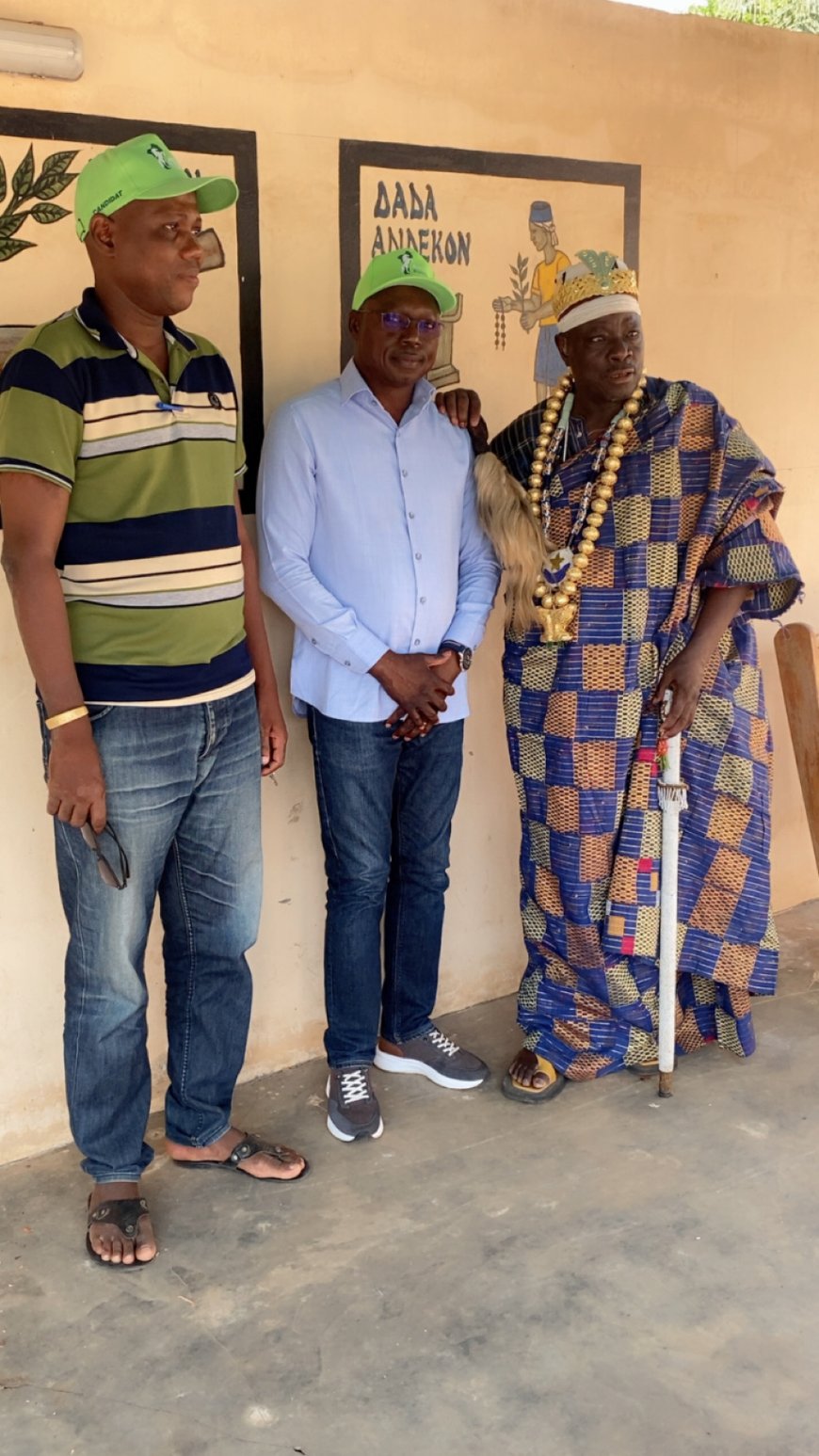 Tournée électorale 2026 : à Assanté, Paulin K. AKPONNA scelle un pacte solennel avec la chefferie traditionnelle