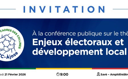 Savè face à son destin : une conférence pour penser l’avenir