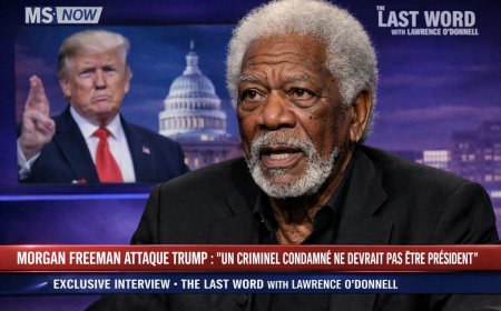 Morgan Freeman critique vivement Donald Trump lors d’une interview télévisée