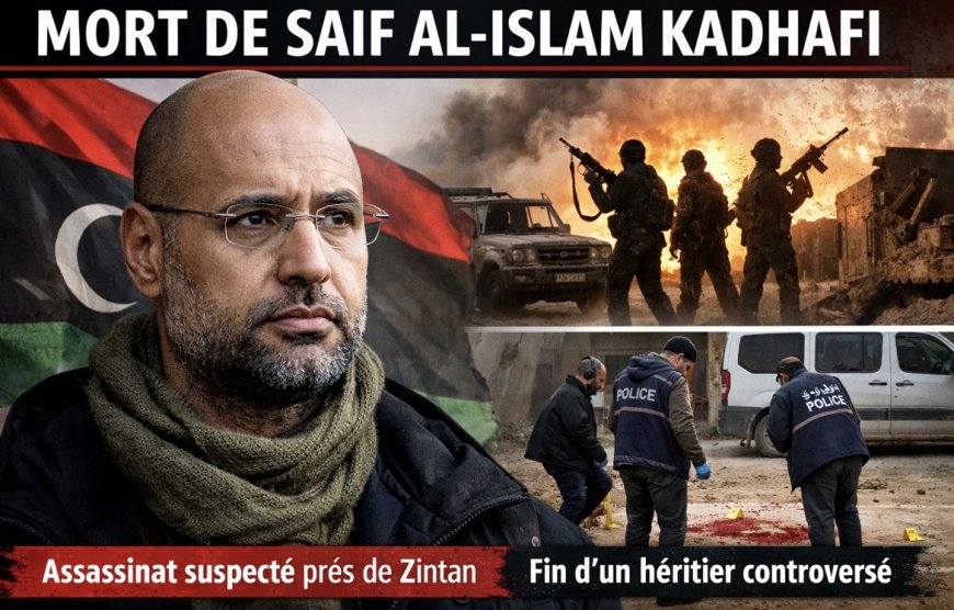 Décès de Saif al-Islam Kadhafi : une disparition qui secoue la Libye